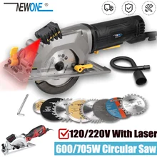 120V/230V 600W/705W Electric Power Tool Electric Mini Circular Saw With Laser Multi-Function Saw For Cutting Wood,PVC Tube, Tile