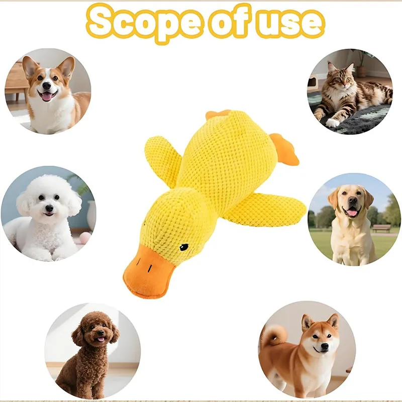 Calming Plush Quacking Duck Toy 4