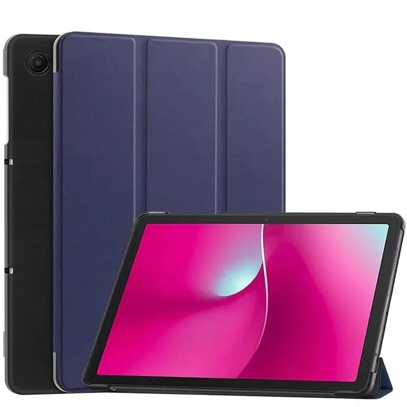 Deluxe Tri-Folding Leather Stand Smart Tablet Case Cover
