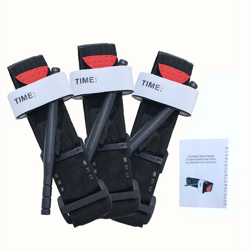 Tactical Medical Tourniquet for Outdoor Exploration Combat Application Red Tip Medical Emergency Belt Aid tourniquet kit,tactical tourniquet