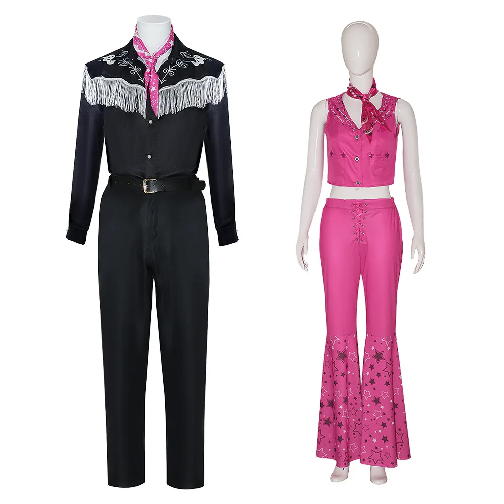 Barbie Costume Cosplay Ast Petty Pink Clothes Dress Costume Da Bagno Ken Ryan Gosling Suit Beachwear Per Donna Uomo Uniforme Di Halloween