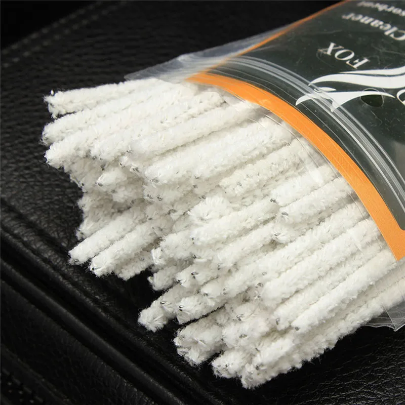 Smoking Pipe Cleaners 50/100Pcs Blend Cotton Rods Tobacco Smoke Mouthpiece Convenient Disposable Cleaning Tool Smoking Accessory