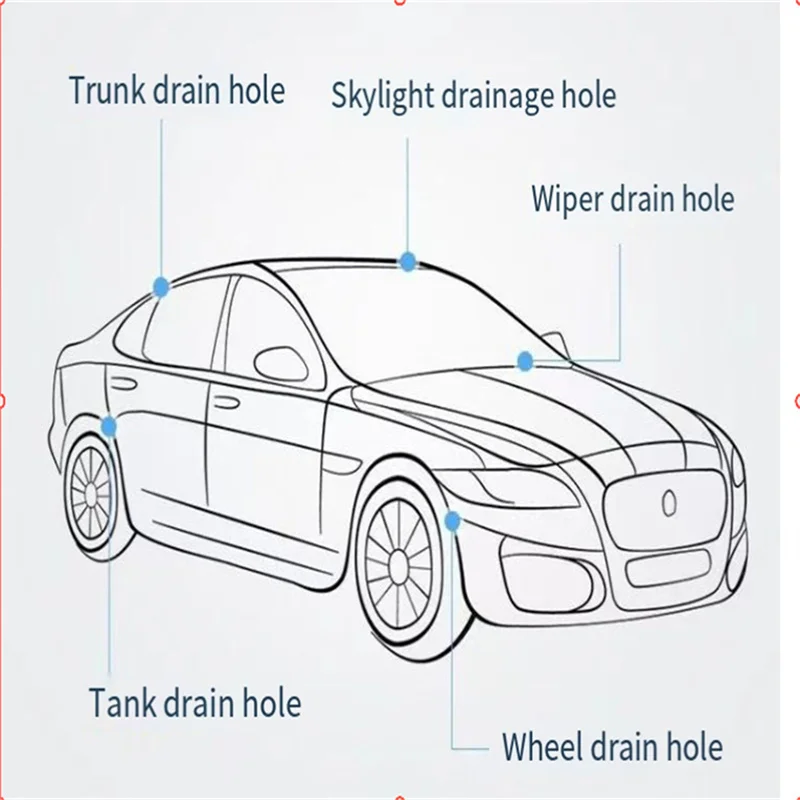 Drainage Pipe Cleaning Brush Car Sunroof Drainage Hole Dredger Door Pipeline Cleaning Brush Oil Tank Drainage Pipe Plugging Special Cleaning Tool