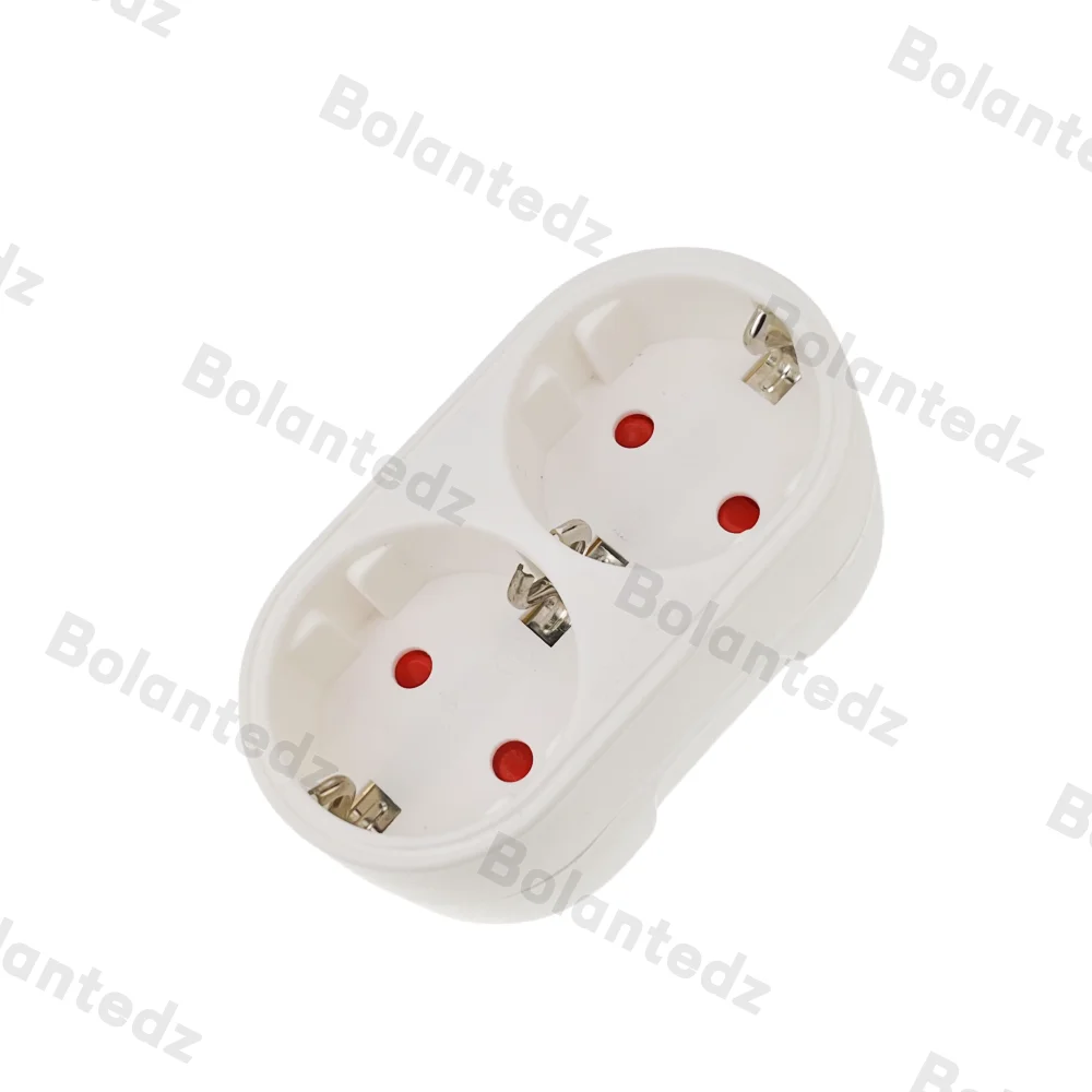 Universal European to UK Plug Adapter - EU to UK Electrical Power Converter