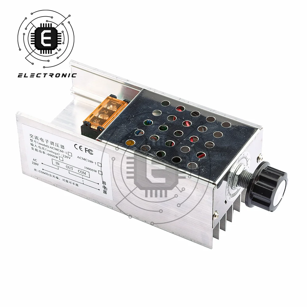 ac 220v 6000w regulador de tensao scr 03