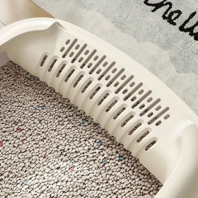 Anti-Splash Cat Litter Box & Bedpan - Pet Sandbox for Kitties/Kittens Convenient Cleaning Cat Toilet Essential Pet Supplies 6