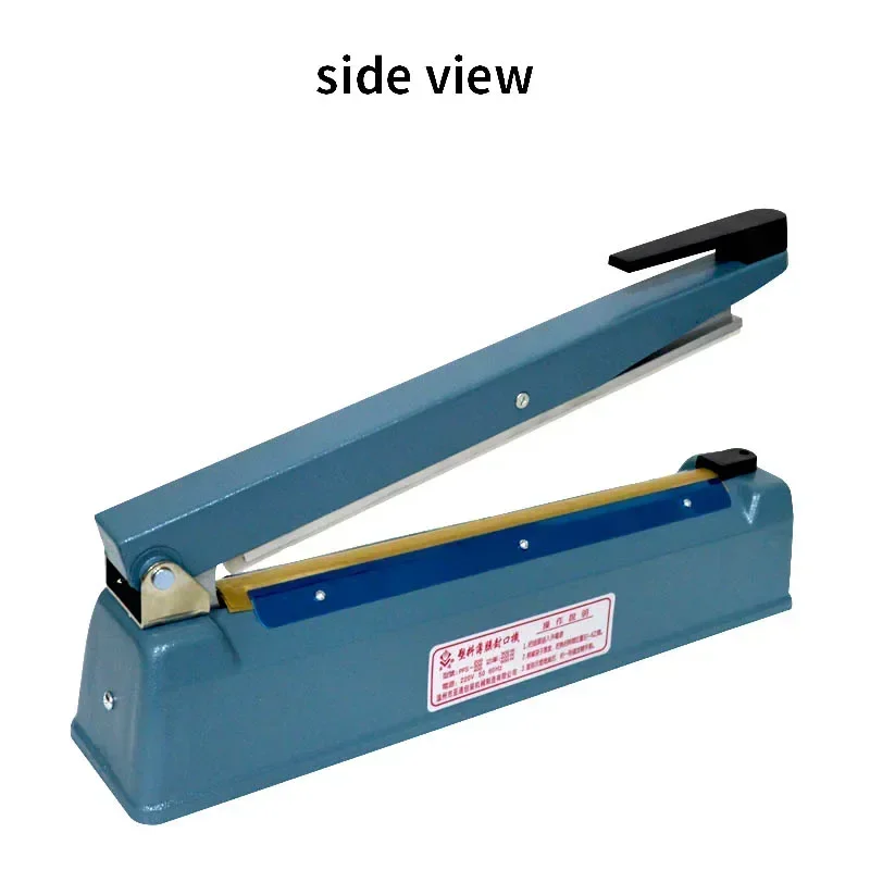 Manual Plastic Film Sealer Machine Heat Impulse Sealer Poly Bag Plastic Film Sealing Machine for Home Kitchen 220V 50Hz 1pc 1