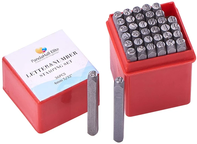 3mm DIY Metal Punch Stamp Kit Number & Letter Stamps Set (A-Z) Leather  Stamps, Jewelry Stamping Kit 1/8 (3mm) - AliExpress