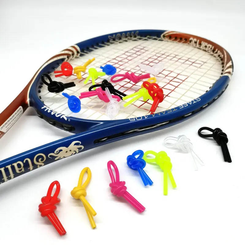 anti vibrateur tennis,Amortisseurs de vibrations de Tennis en Silicone  souple, 8 pièces/lot, accessoires de raquette de Tennis Anti-Vibration -  AliExpress