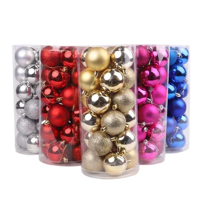 

Shatterproof Christmas Balls Christmas Decoration Tree Balls Set of 24 6cm Diameter