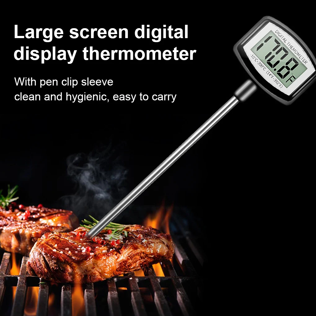 Cooking Thermometer Fast Read Meat Temperature Gauge Thermal Meter Kitchen  - AliExpress