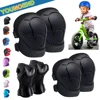 6PCS Children Elbow Pads Wrist Pads Knee Pads for 3-7 Year Old Kids Roller Skates Cycling BMX Bike Skateboard Inline Skatings 1