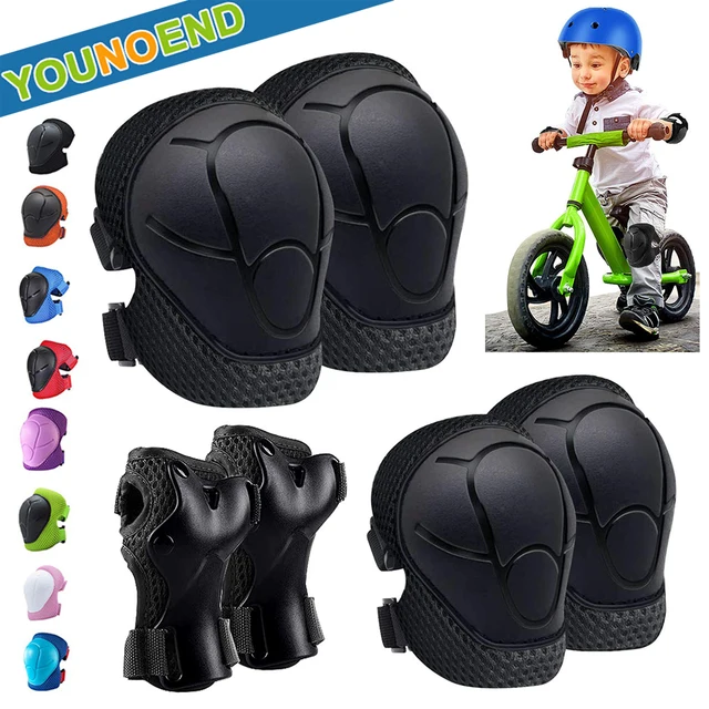 6PCS Children Elbow Pads Wrist Pads Knee Pads for 3-7 Year Old Kids Roller Skates Cycling BMX Bike Skateboard Inline Skatings 1
