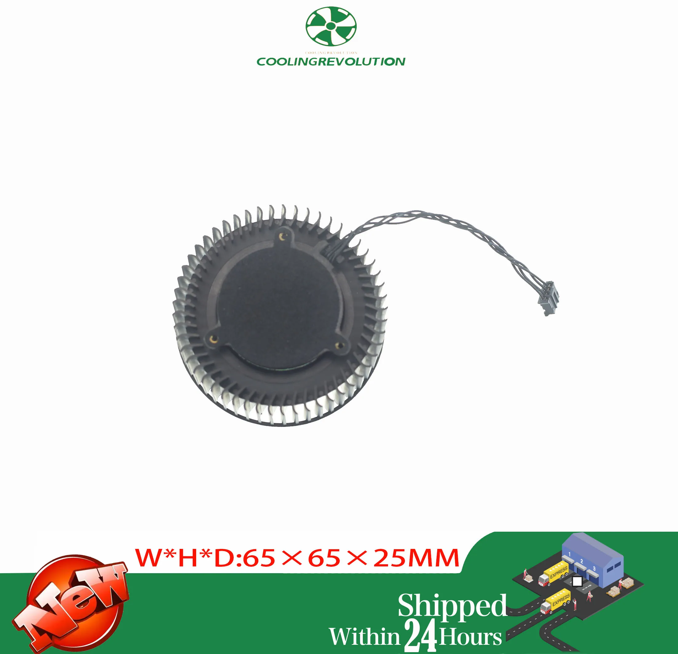 Gráficos fã para Gigabyle Gefors Gtx 1080 ti Fundadores Edição 65 mm Bfb0712hf Dc12v 1.80a 4pin - Imagem 2