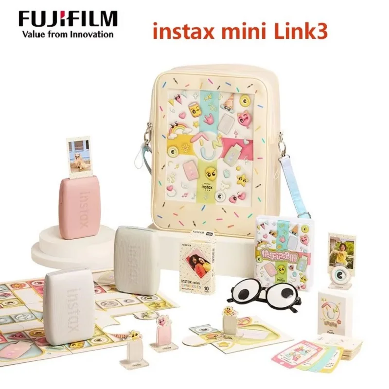 Fujifilm Instax Mini Link 3 Link 2 Printer Photo Camera For Smart PhoneApp Film Machine, digital camera