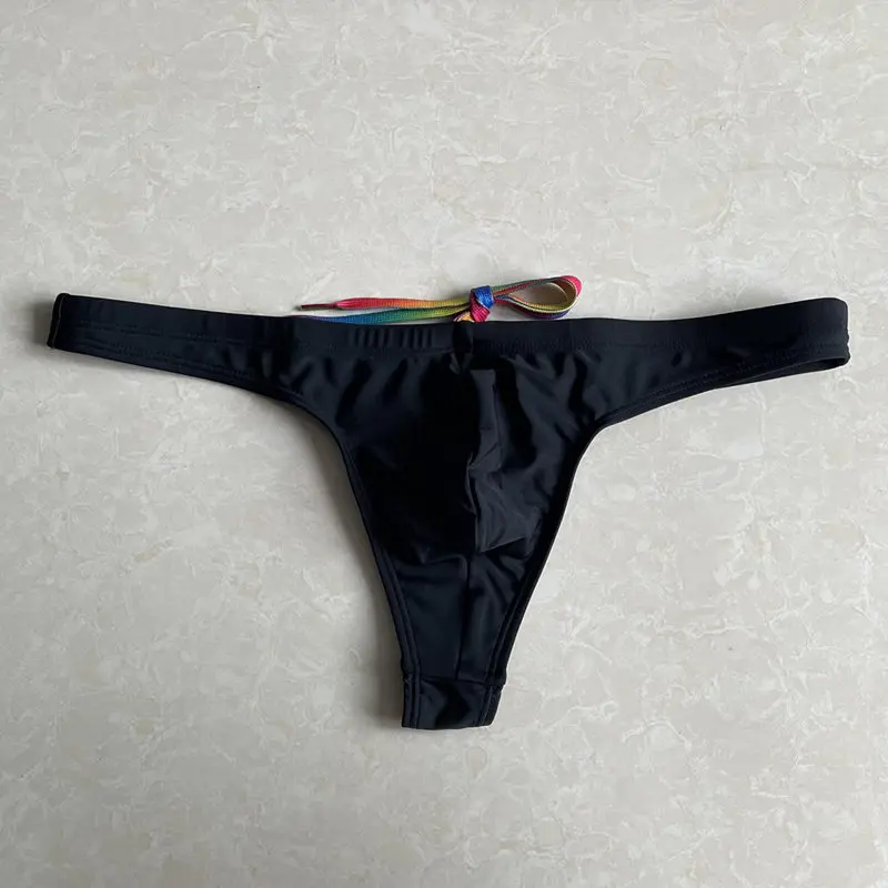 Man Swim Thong Swimwear Mens Swim Briefs Micro Mini Bikini Swimsuit Swimming Trunks Beach Shorts Sexy Gay Bathing Suit Seobean - 6