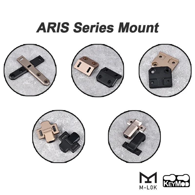 

Tactical ARI Series Offset Metal Mount For Surefir M300 M600 Flashlight Fit 20mm Rail Airsoft MLOK KEYMOD Hunting Base Light