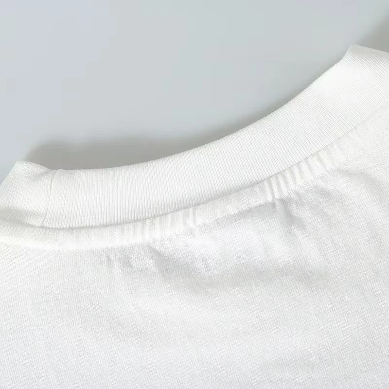 T-shirt men's street clothing Japanese cartoon pattern T-shirt neutral casual white cotton Women T-shirt top