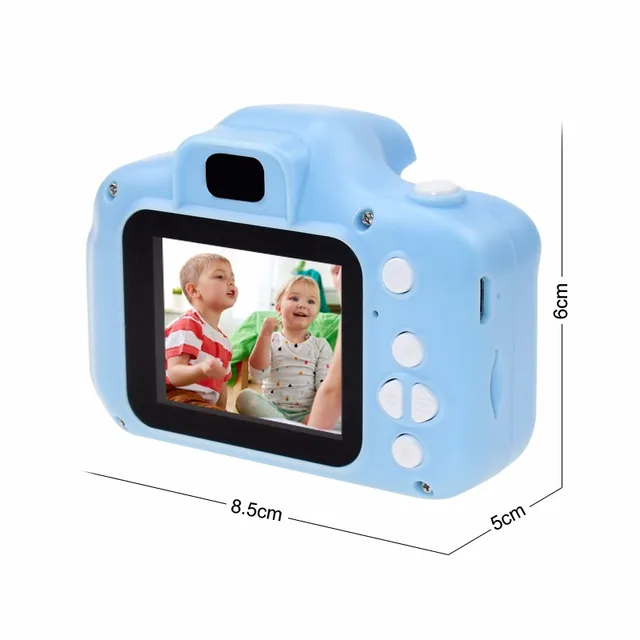 Minicámara de fotos para niño y niña, videocámara de juguete con pantalla HD de 2 pulgadas, grabadora de vídeo digital de dibujos animados, regalo 6