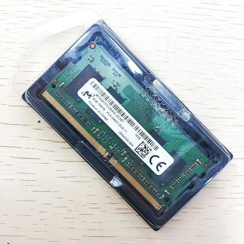 Micron RAMS DDR4 4GB 2400MHz Laptop memory ddr4 4GB 1RX16 PC4-2400T-SCO/SCA-11 SODIMM 1.2V 260 PIN Notebook memoria