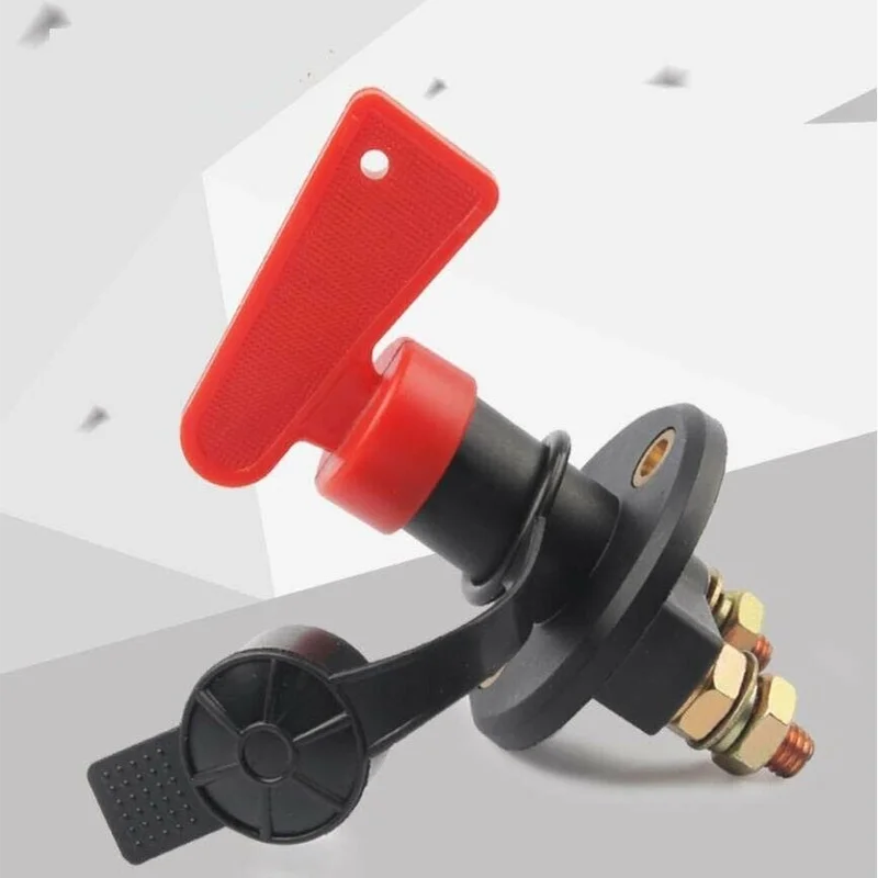 1 set 12V 100A (OFF-ON) Car Bus battery disconnect key switch isolator main kill power