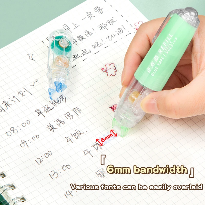 Double Sided Adhesive Tape Correction Tape Correction Belt Correction Strap Correction Glue Dot Glue Pen Correction Fluid 5M Press Spot Glue Pen Correction Tape Double-sided Adhesive