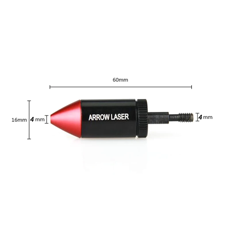 Tactical Archery Arrows Red Laser Sight Boresight Red Dot Scope Collimator for Hunting Shooting Target Crossbow Compound Bow