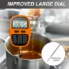Candy Thermometer Big Screen Kitchen Meat Cake Milk BBQ Cooking Home Thermometer 1