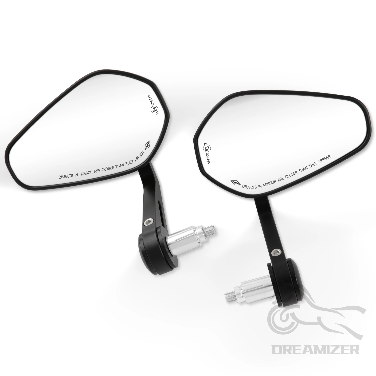 7/8" or 1" Motorcycle Motorbike Scooters Rear View Side Mirror Handle Bar End Mirrors For Yamaha Kawasaki Motorcycle Parts 4