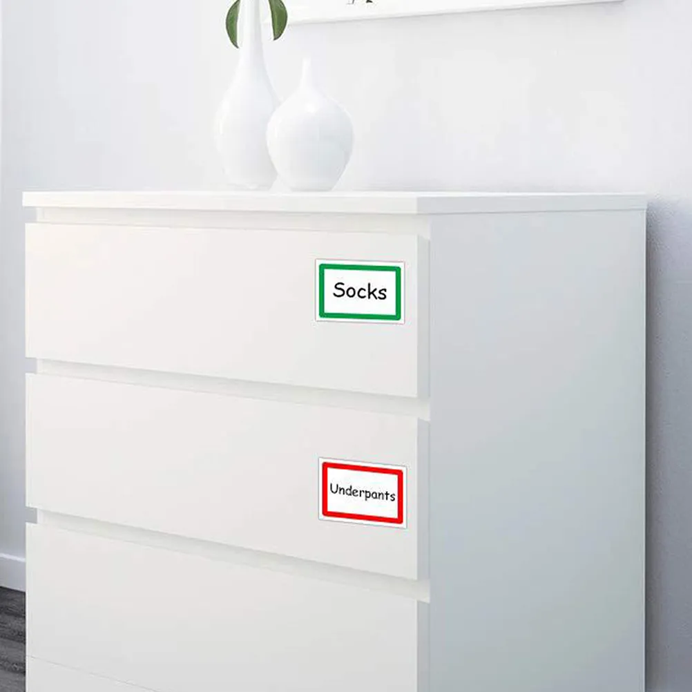 1 롤 다채로운 DIY 이름표 스티커 분류 마킹을위한 빈 접착 라벨 학교 사무실 가정용 스틱