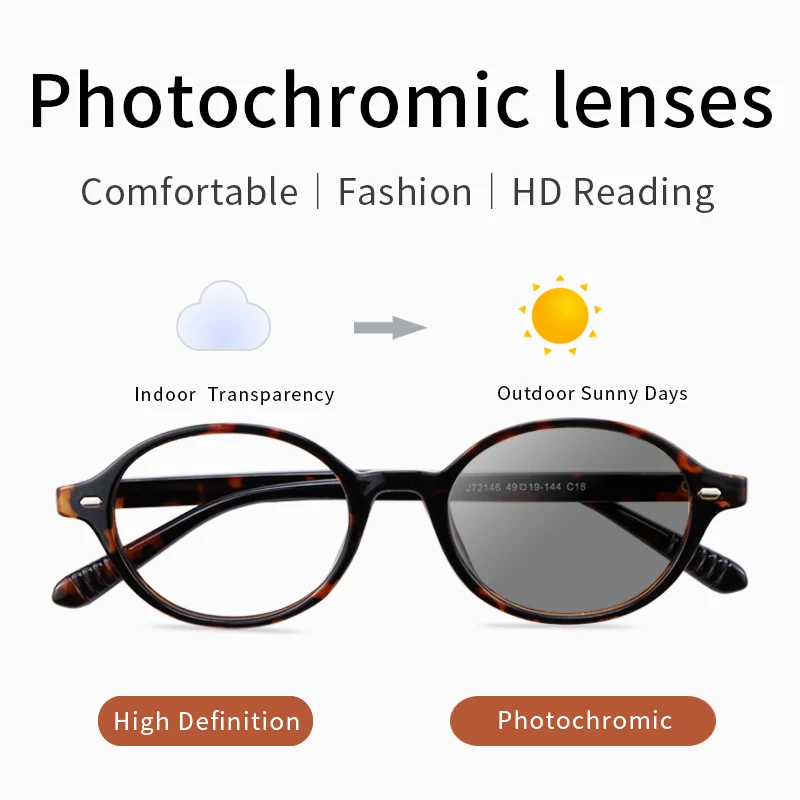 Photochromic Reading glasses for Women , Anti UV Ray/Eye Strain/Glare,Tinted Eyeglasses,Reading Sunglasses, Ladies On Strength