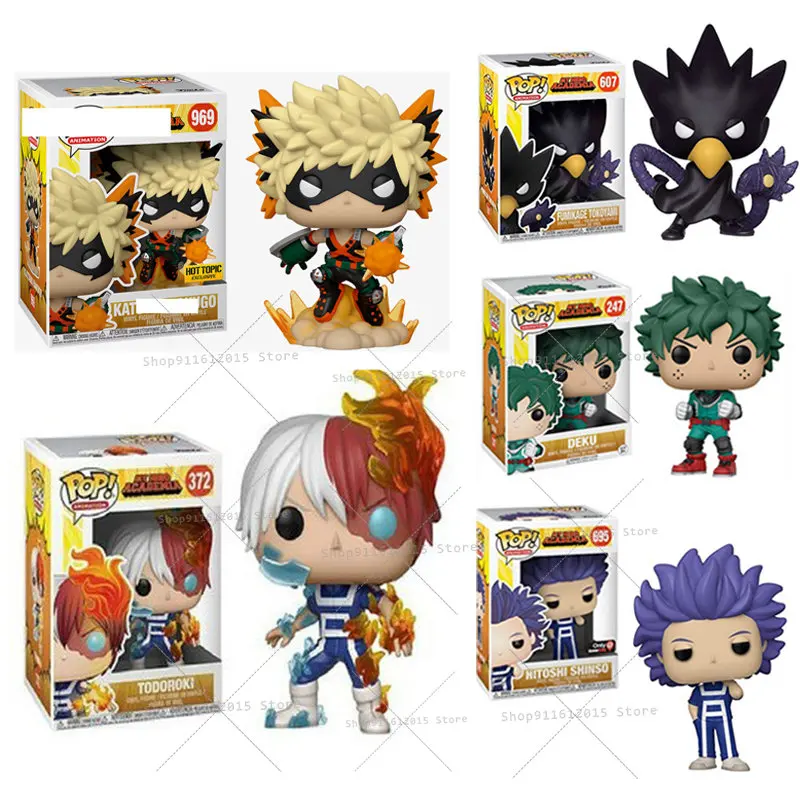 My Hero Academias Funkoes Poping Deku Todoroki Shoto Action Figure Toy