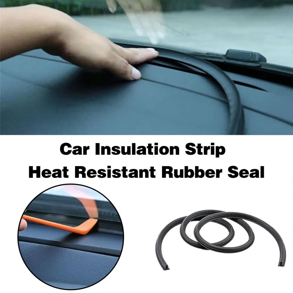 

Car Rubber Seal Protector Guard Strip Windshield Sealing Strip Center Console Edge Protector Acoustic Strip Universal Trim Strip