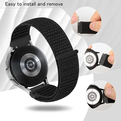 20mm 22mm Nylon Loop Strap For Garmin Forerunner 55 165 265 965 255 Active 5/Vivomove Trend/Vivoactive 5/Venu 3/2 Bracelet Belt - Image 5