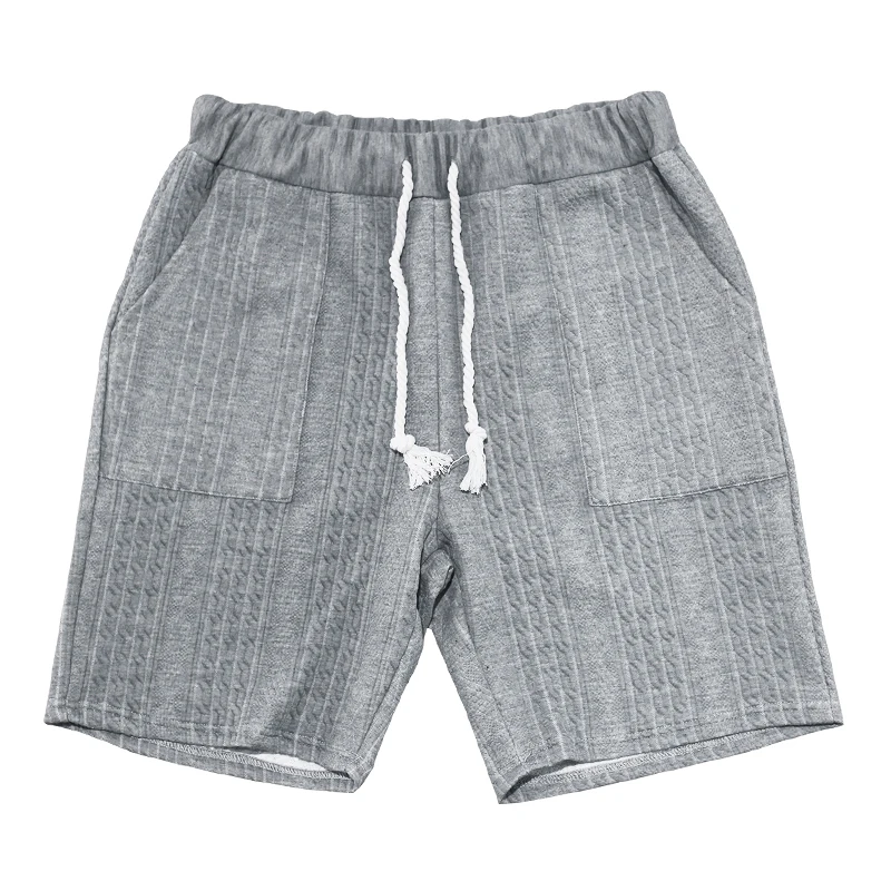2024 Summer New Men's Set Quality Jacquard Knit Casual Sleeveless V-neck Vest Top Shorts Two-piece Men's Clothing Free Shipping S1b86f358612d47cea81eb83af1423ddcE