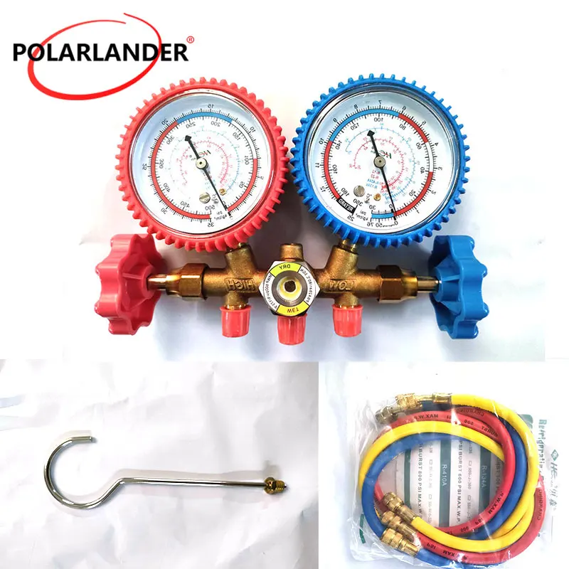 

Air Conditioning Various Combinations for Household/Automobile R134a R12 R22 R404a With 1/4'' SAE Hose A/C Manifold Gauge Set
