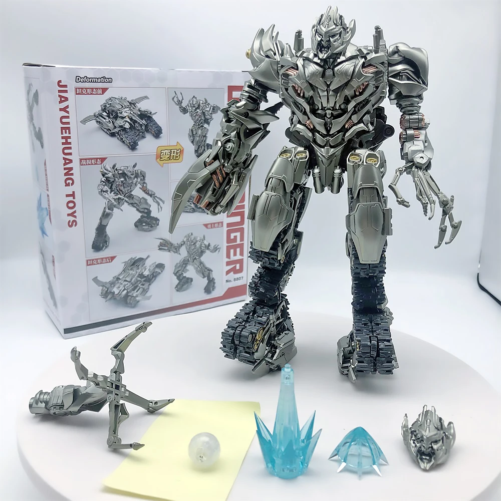 Trasformazione Gyhtoys 8807 Megatank 18Cm Versione Cinematografica Rivestimento In Metallo Studio Series Ko Ss13 Action Figure Robot Toys
