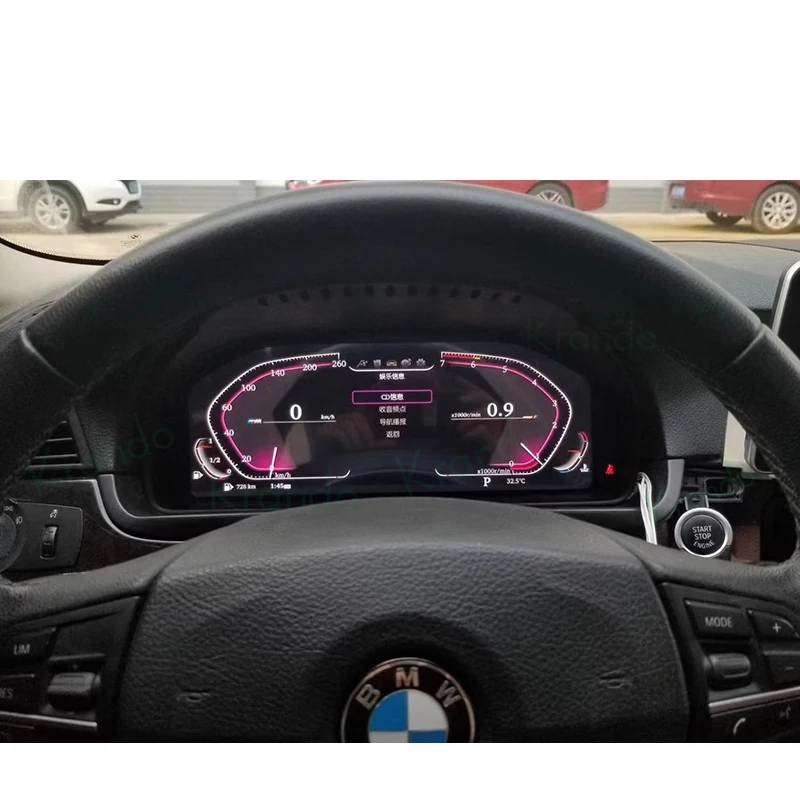 

Krando Linux Car Digital Cluster For BMW 3 Series E90 E91 E92 E93 2005 - 2012 LCD Dashboard Panel Virtual CockPit Speedometer