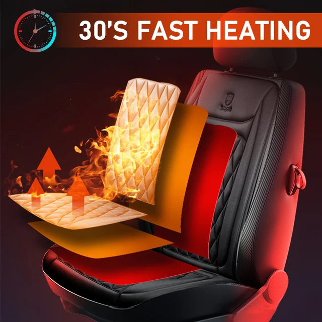 1PCS Car Heated Seat Cushion Hot Cover 12v Heater Warmer Pad Auto  Accessories