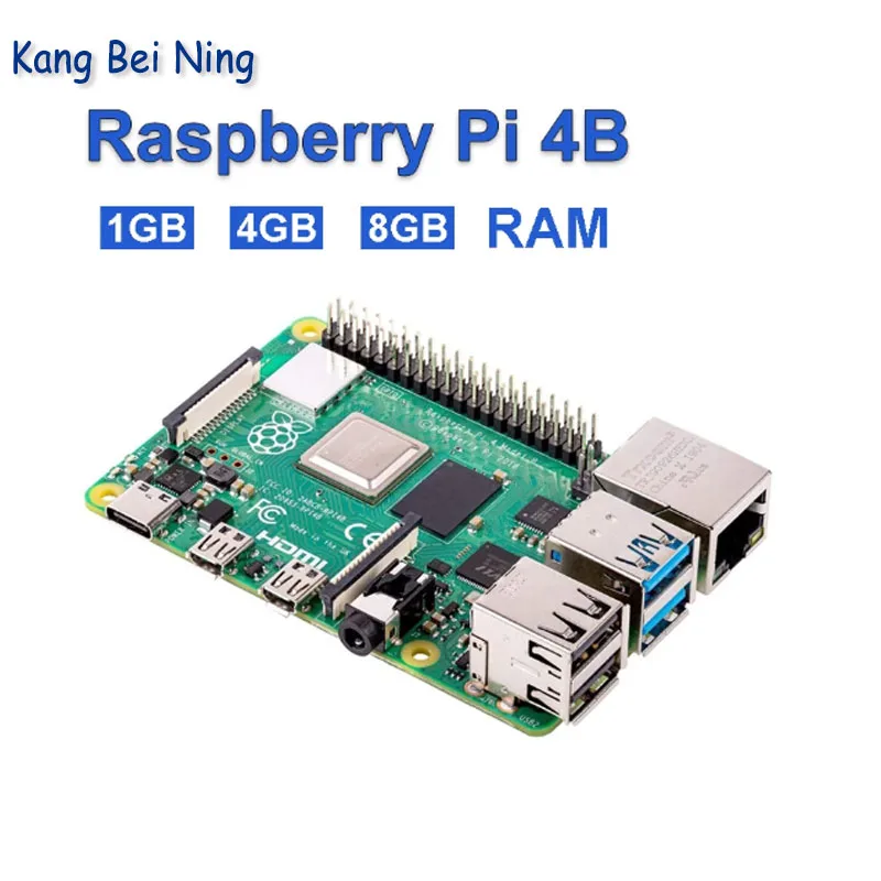 Originale Raspberry Pi 4 Modello B 2Gb 4Gb 8Gb Ram 64Bit Quadcore Cpu 1.5Ghz Wifi Integrato Ble Pi 4B Speeder Rispetto A Raspberry Pi 3B +
