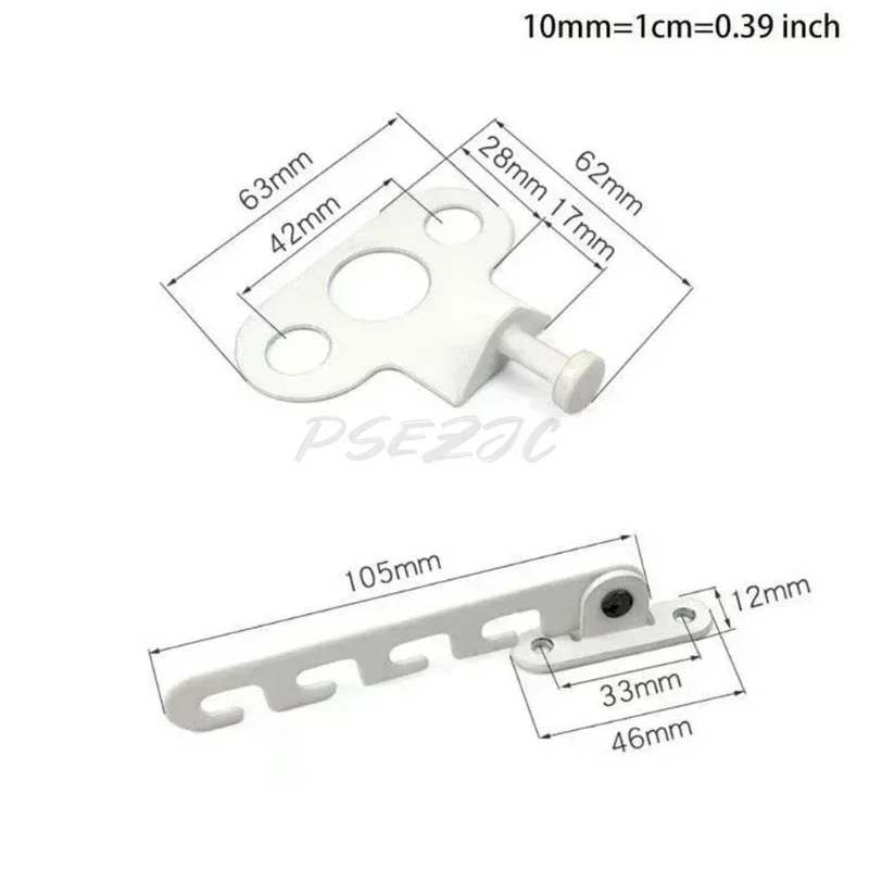 Household Window Support Adjustable Limiter Support Wind Hook Latch Windproof Bracket Hold Position Stop Flat Buckle Lock