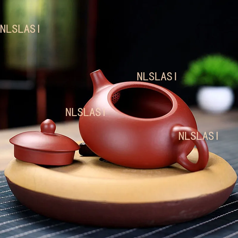 150ml Tradition Raw Ore Purple Clay Teapot Chinese Yixing Stone Scoop Tea Pot Home Antique Filter Kettle Tea Set Accessories
