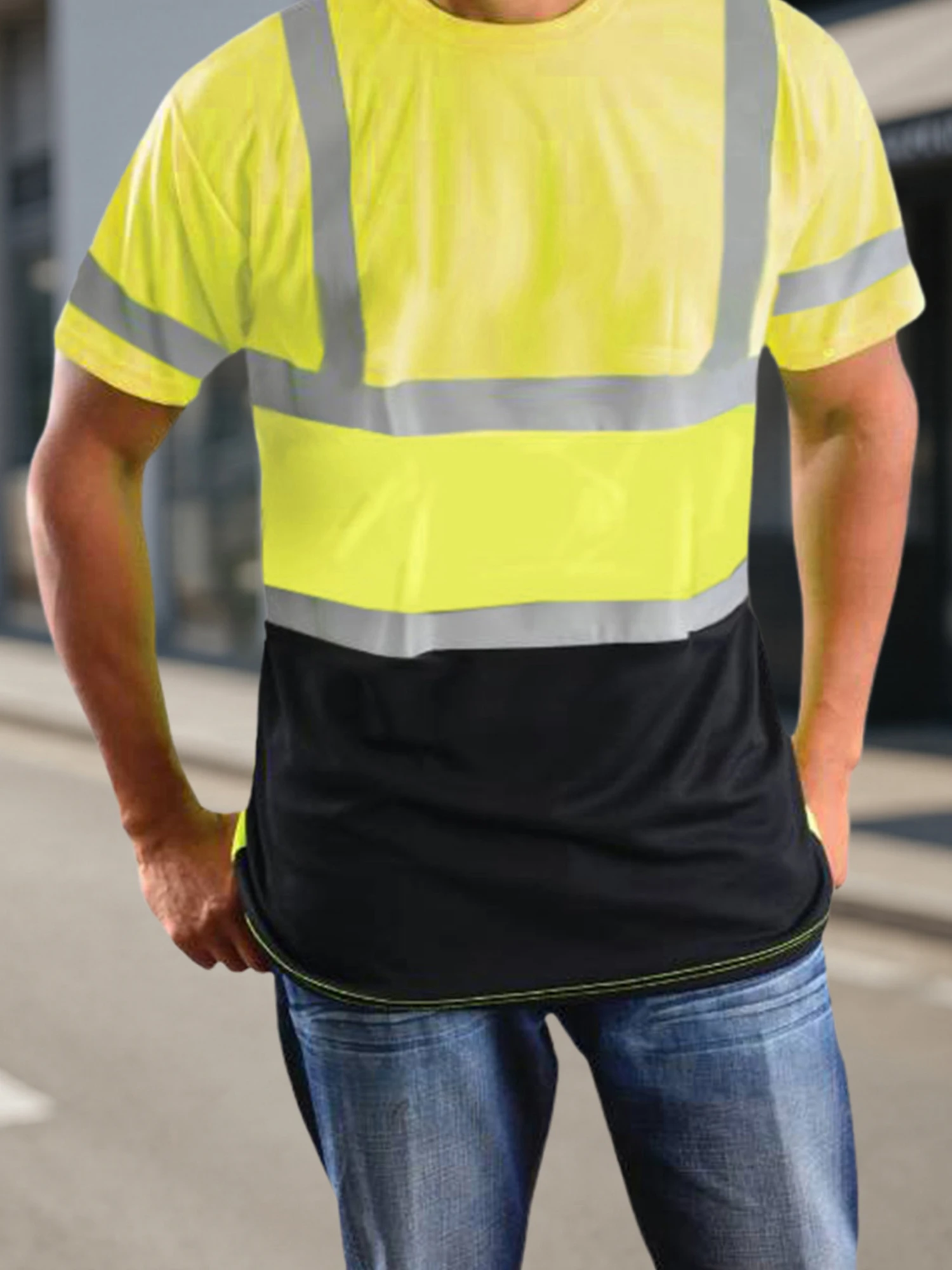 Men’s Reflective Hi-Vis Work Shirt 2