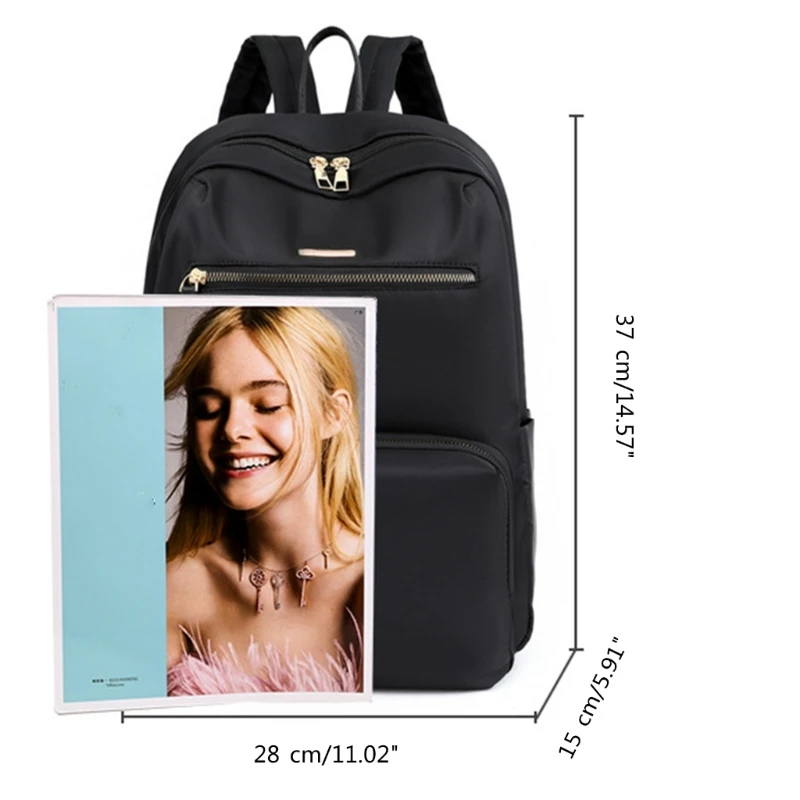 Fashion Backpack Students Schoolbag Travel Bag Middle School College Backpacks
