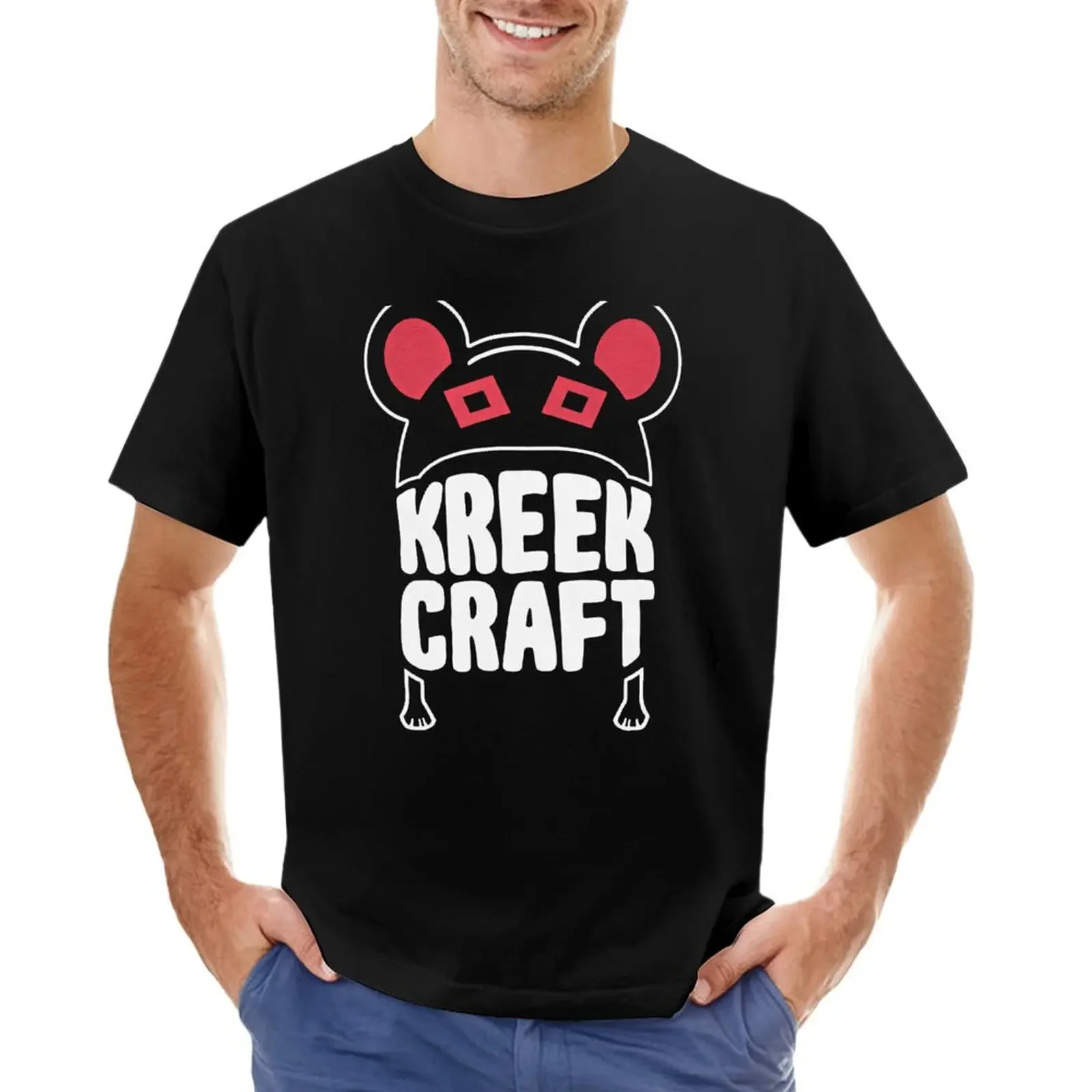 

Футболка Kreekcraft, мужская повседневная стильная футболка стандартного размера