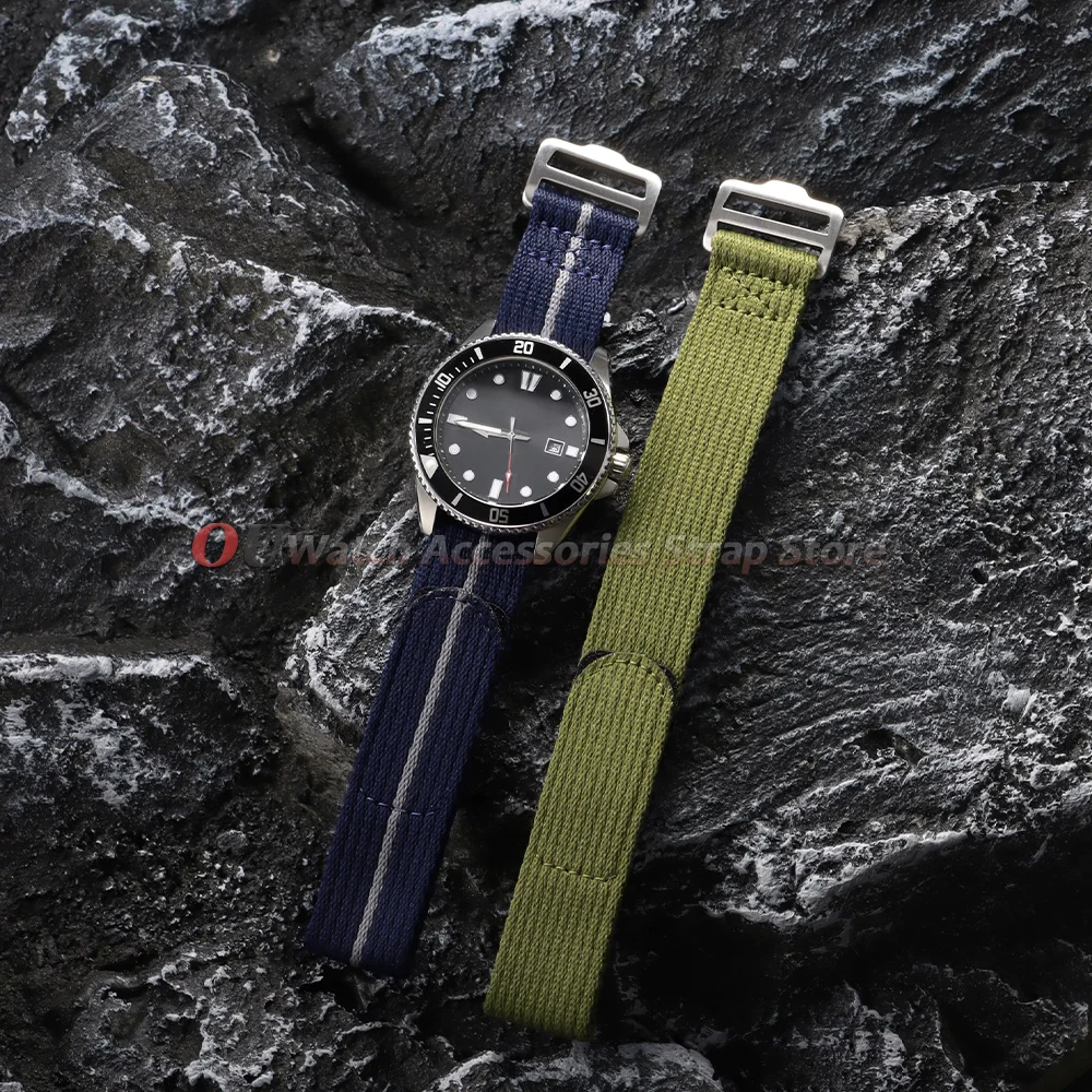 Durable Nylon Military Sport Wristband - Women's & Men's Replacement Canvas Watch Strap