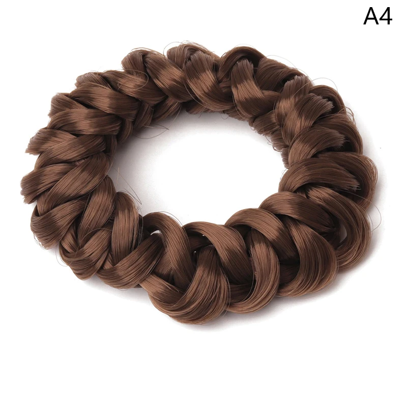 Elastic Headband with Braided Hair Loops