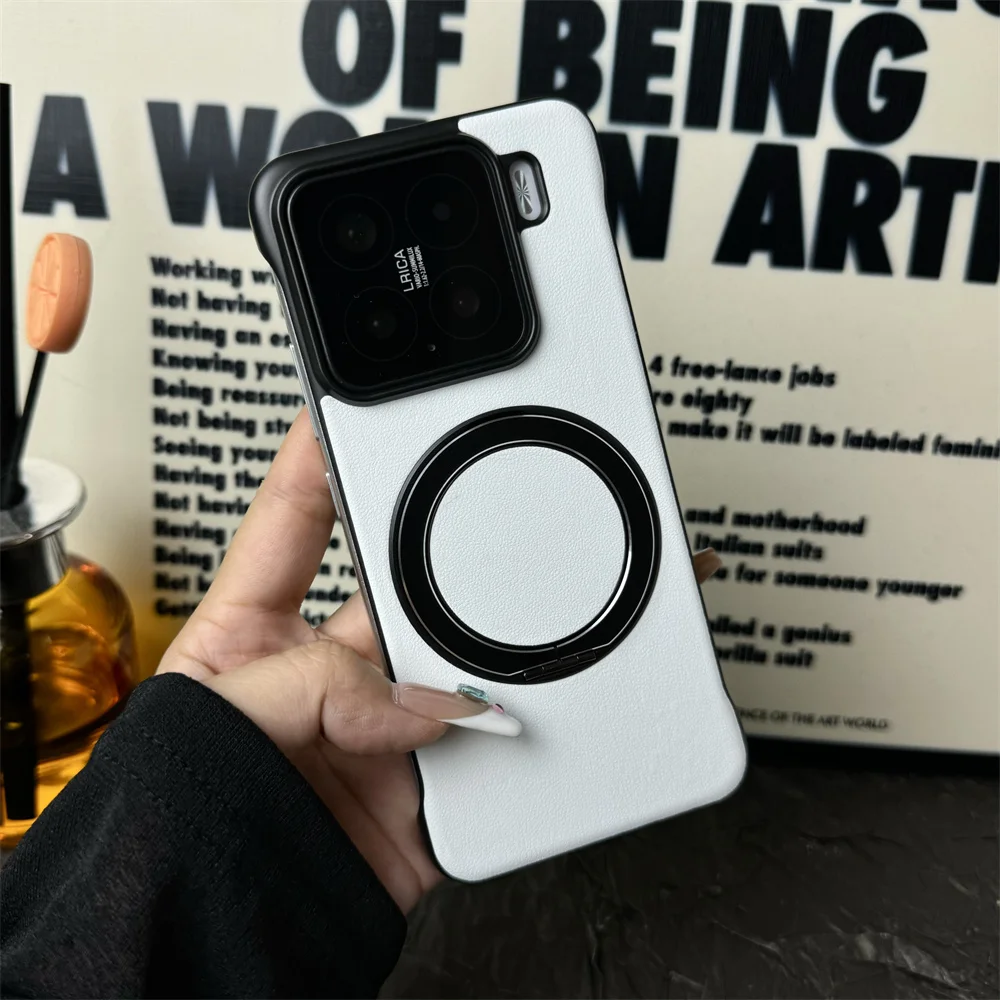 Ultra Thin Magnetic Bracket Phone Case with Invisible Folding Stand