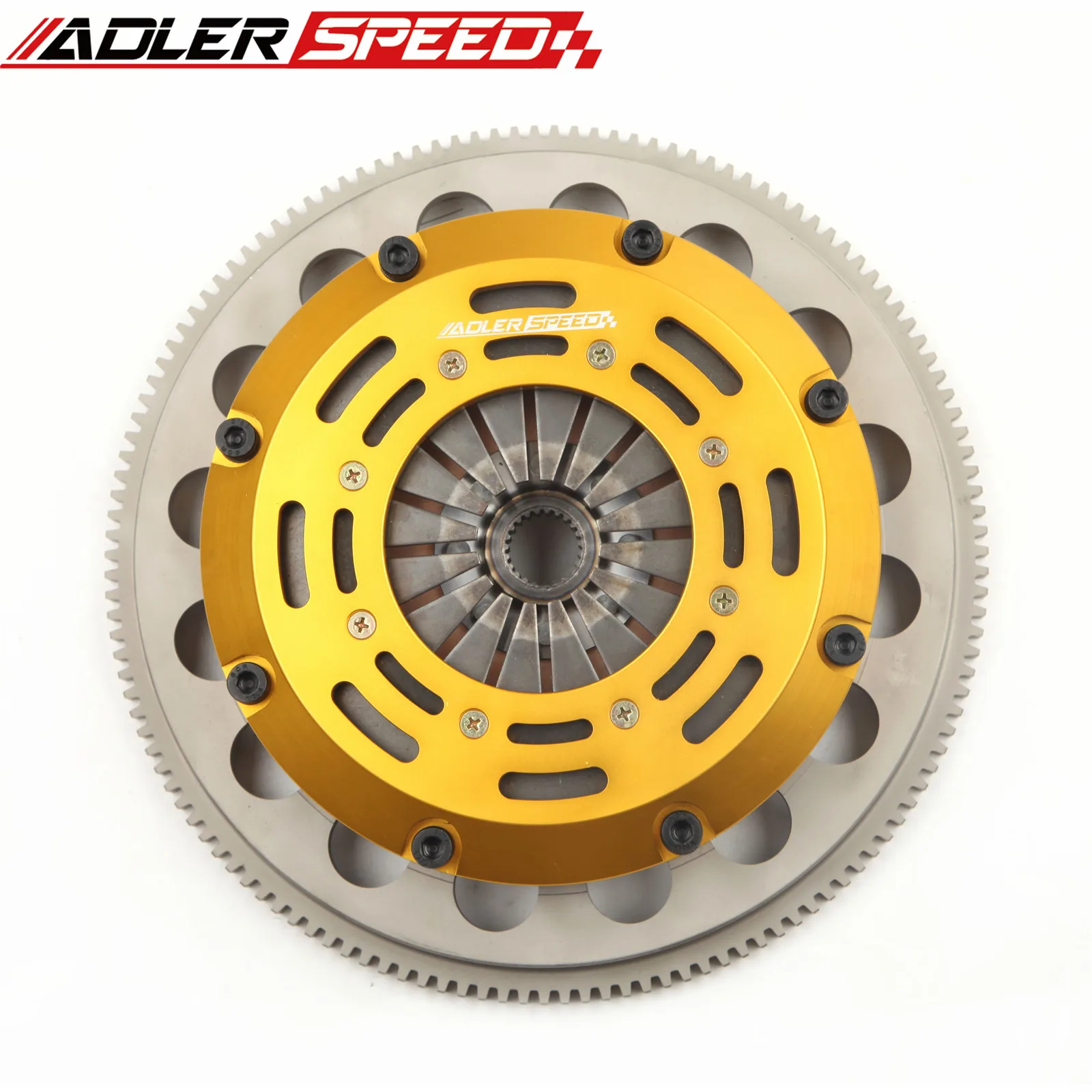 ADLERSPEED 7.25인치(185mm) 레이싱 싱글 디스크 클러치 키트 & 플라이휠 (97-05년식 아우디 A4 1.8T B5 B6 중량급)