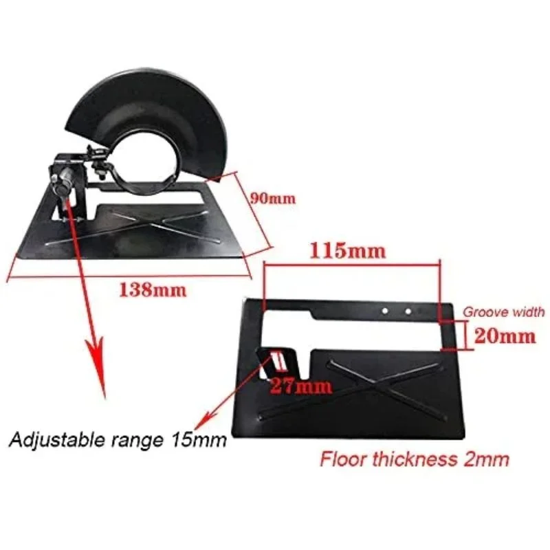 Special Cutting Bracket Protective Cover For Angle Grinder safety protection Holder  Cutting Machine Angle Grinder Accessories